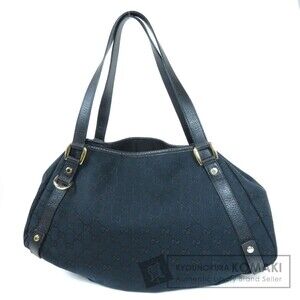 Gucci GG leather Abbey shoulder bag Black